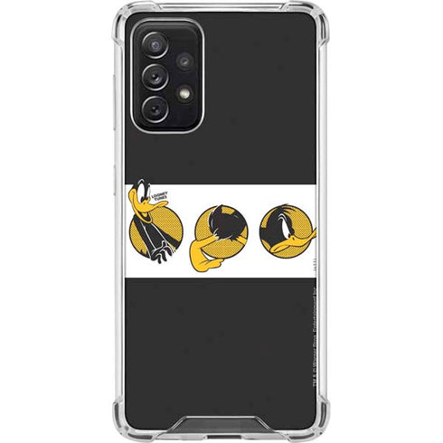 Looney Tunes Daffy Duck Three Circles Galaxy A72 5G Clear Case